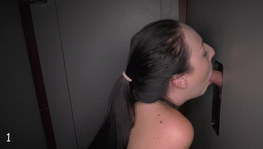 Gloryhole Swallow - Daphne 1st Visit