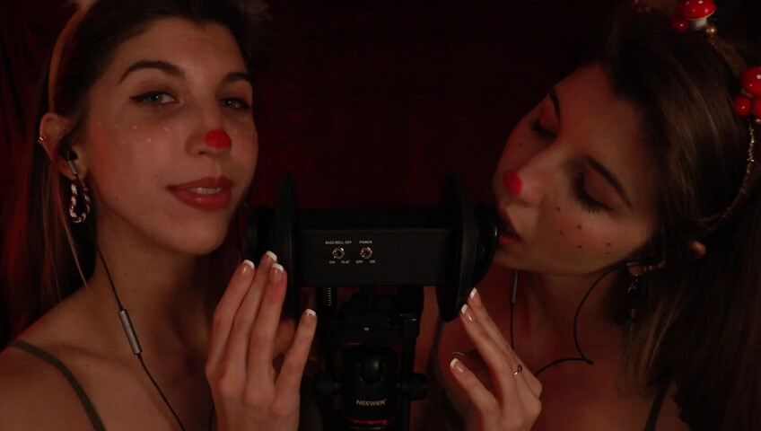 FrivolousFox ASMR - 26 December 2025 - Twin Reindeer Ear Eating ~ ASMR