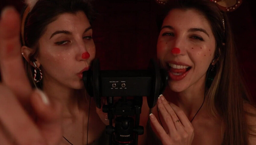 FrivolousFox ASMR - 26 December 2025 - Twin Reindeer Ear Eating ~ ASMR