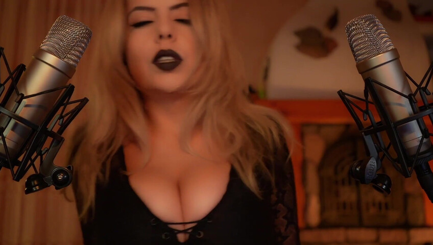 Trinki ASMR - 15 October 2025 - Kisses Ear Nibbling Shirt Scratching from Goth GF