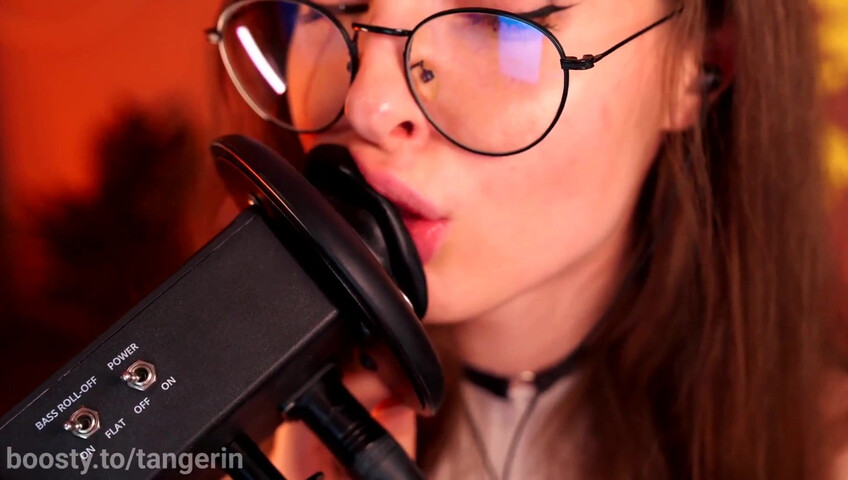 Tangerin ASMR - 24 October 2025 - Close Ear Licking & Lipping