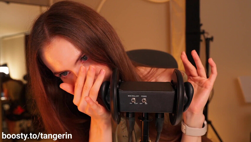 Tangerin ASMR - 21 Aug 2025 - Ear Cupping, Tk Tk & Mouth Sounds (Unblurred)