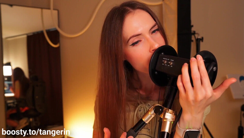 Tangerin ASMR - 21 Aug 2025 - Ear Cupping, Tk Tk & Mouth Sounds (Unblurred)