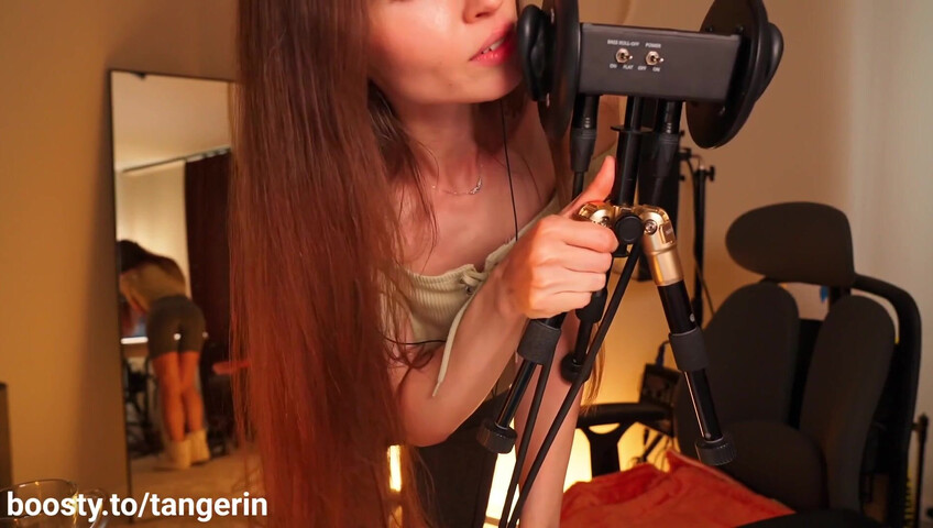 Tangerin ASMR - 21 Aug 2025 - Ear Cupping, Tk Tk & Mouth Sounds (Unblurred)