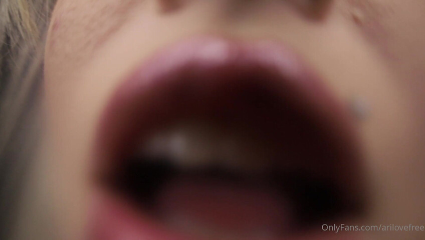 AriLove - Lens Fogging ASMR Fast whispers & heavy breathing