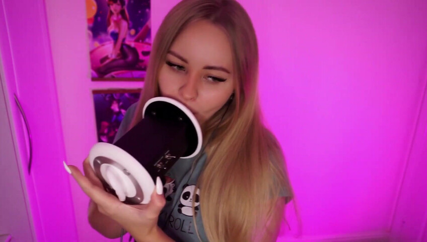 Simka ASMR - Fingers Licking 3DIO