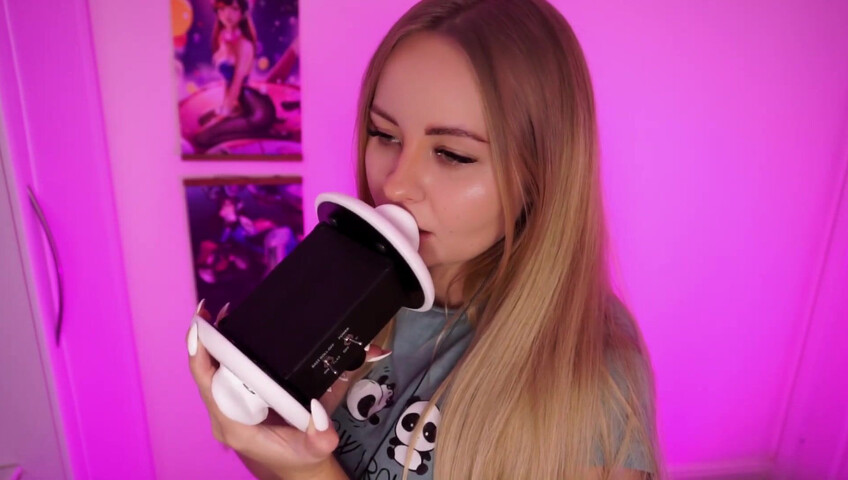 Simka ASMR - Fingers Licking 3DIO