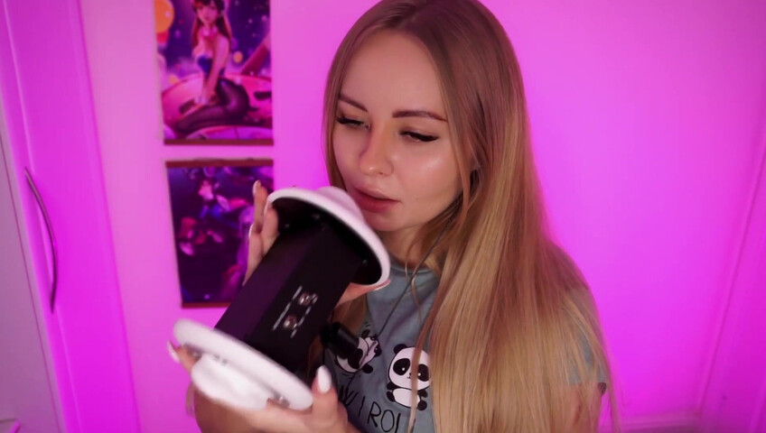 Simka ASMR - Fingers Licking 3DIO