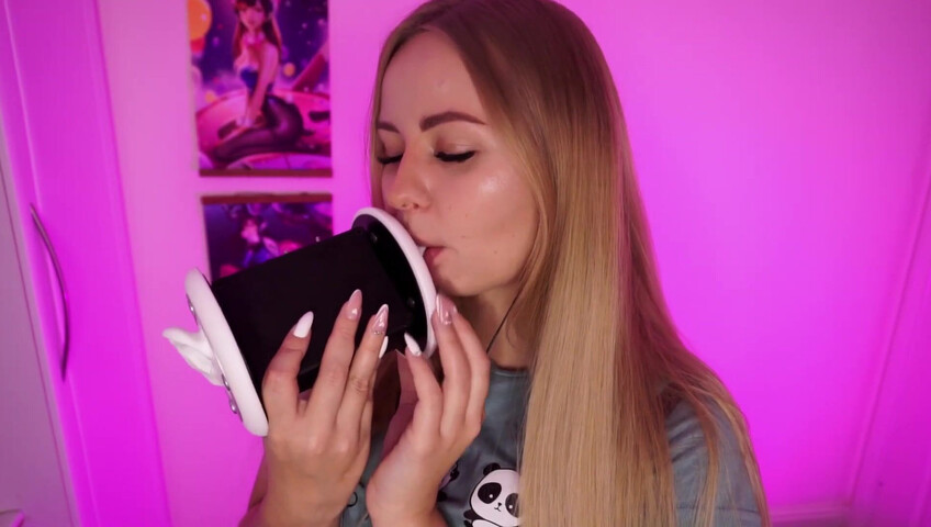 Simka ASMR - Fingers Licking 3DIO