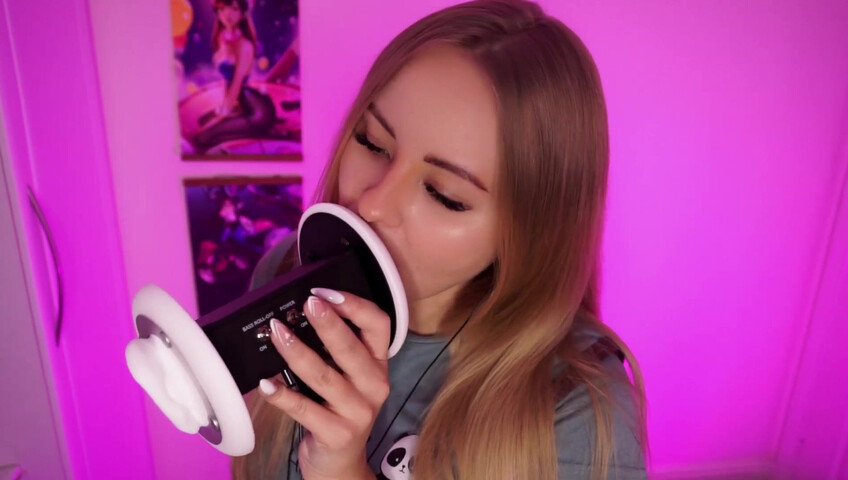 Simka ASMR - Fingers Licking 3DIO