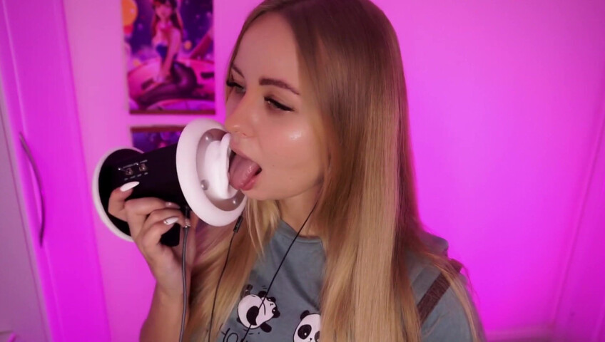Simka ASMR - Fingers Licking 3DIO