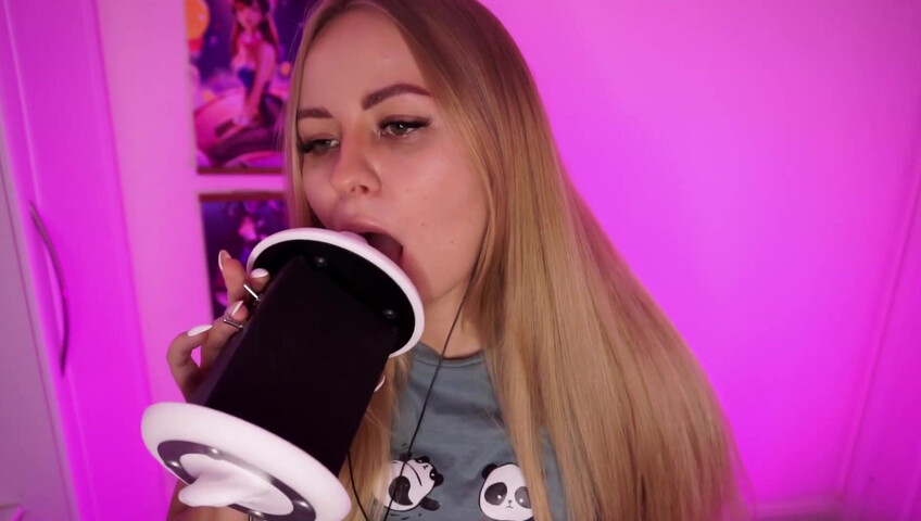 Simka ASMR - Fingers Licking 3DIO