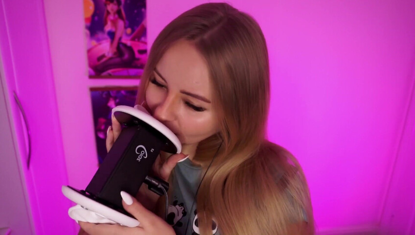 Simka ASMR - Fingers Licking 3DIO