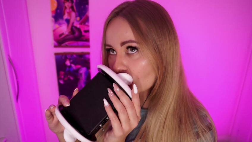 Simka ASMR - Fingers Licking 3DIO