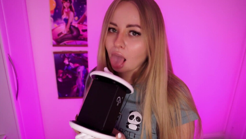 Simka ASMR - Fingers Licking 3DIO