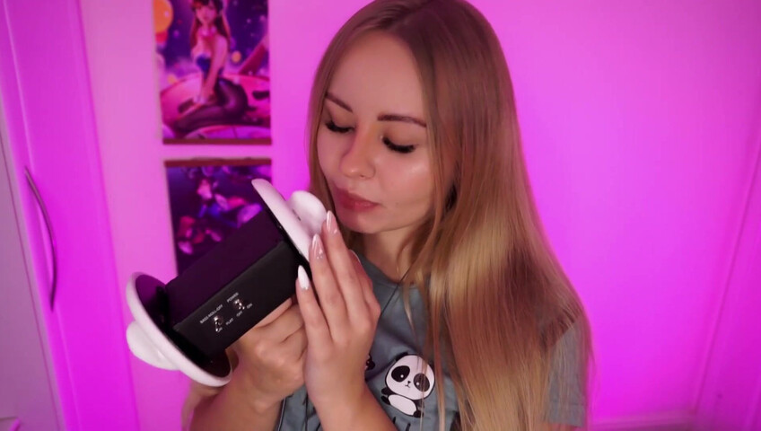 Simka ASMR - Fingers Licking 3DIO
