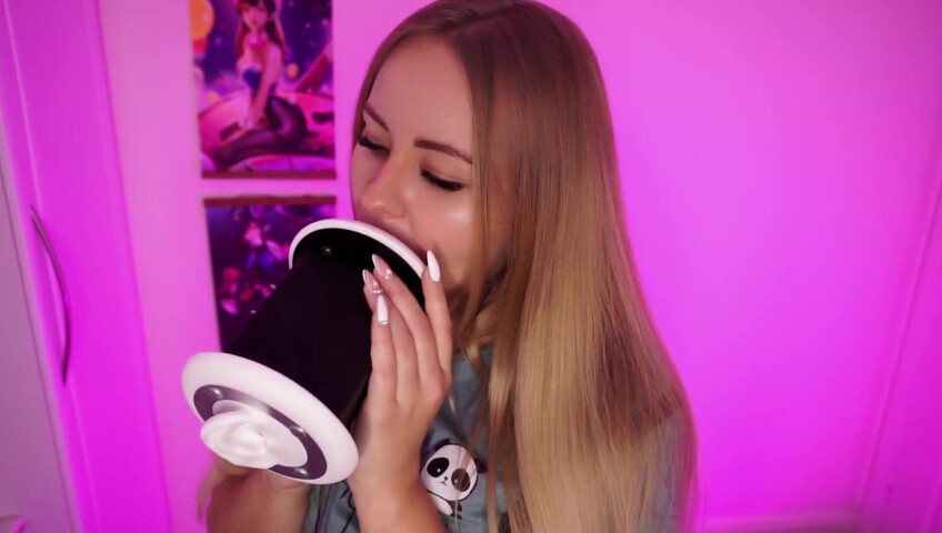 Simka ASMR - Fingers Licking 3DIO