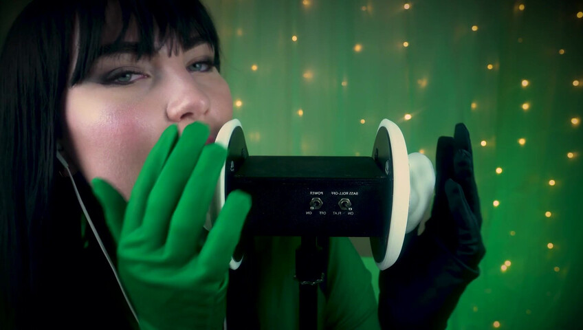 SacredXO – Shego’s Black Latex Gloves Slide Deep Into Your Ears While I Lick You