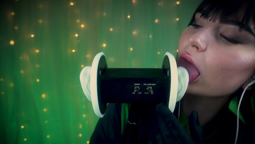 SacredXO – Shego’s Black Latex Gloves Slide Deep Into Your Ears While I Lick You