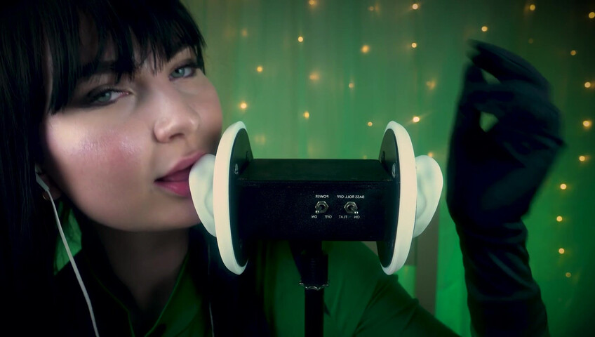 SacredXO – Shego’s Black Latex Gloves Slide Deep Into Your Ears While I Lick You