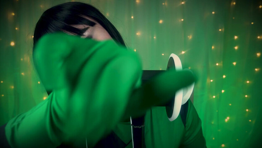 SacredXO – Shego’s Black Latex Gloves Slide Deep Into Your Ears While I Lick You