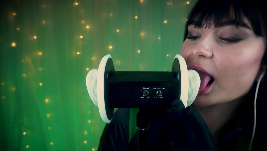 SacredXO – Shego’s Black Latex Gloves Slide Deep Into Your Ears While I Lick You