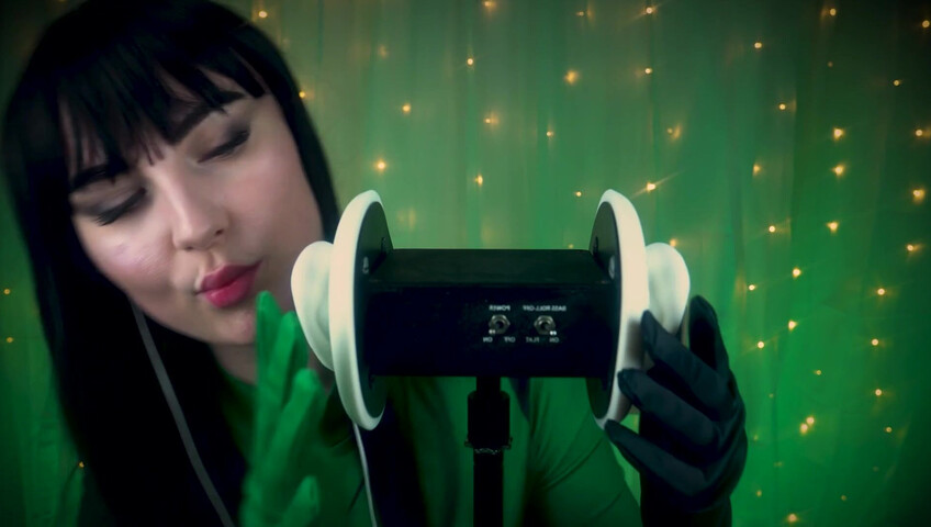 SacredXO – Shego’s Black Latex Gloves Slide Deep Into Your Ears While I Lick You