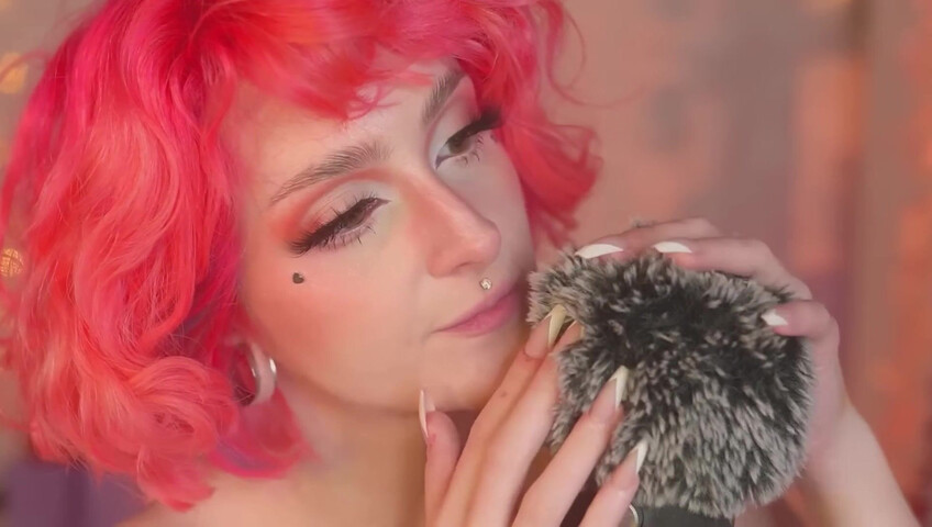 ASMR Soft Sounds ♡ Fluffy Brain Massage & More (No Talking)