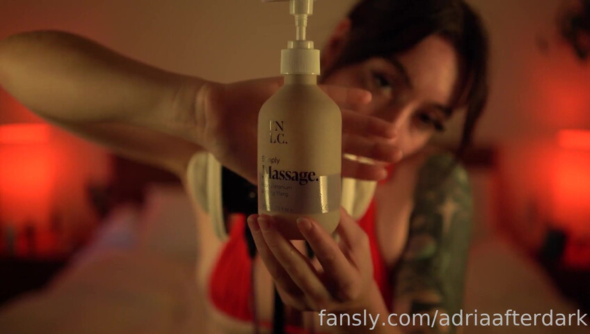 Adria After Dark - 21 Aug 2025 -  ASMR | I Massage You, Then Myself