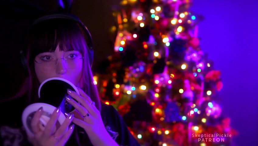 SkepticalPickle ASMR - 23 December 2025 - Soda and Ear Licking (golden tier)
