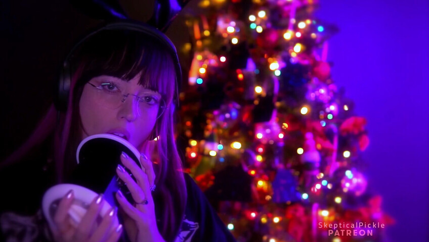 SkepticalPickle ASMR - 23 December 2025 - Soda and Ear Licking (golden tier)