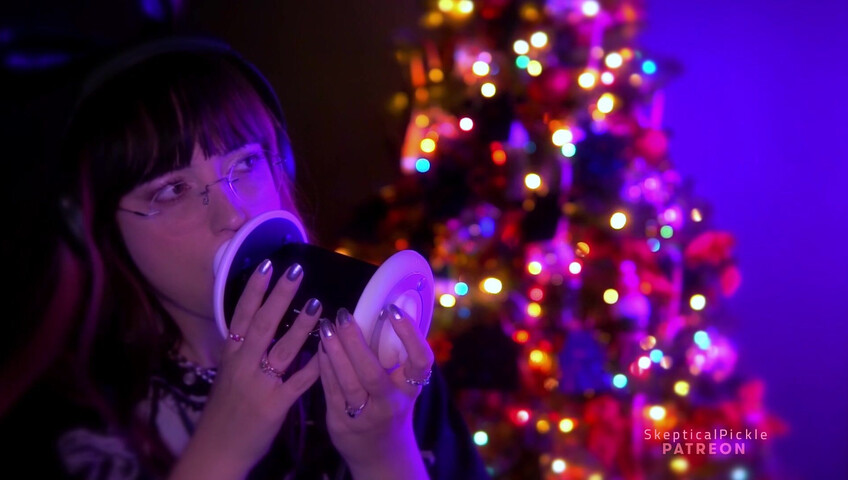 SkepticalPickle ASMR - 23 December 2025 - Soda and Ear Licking (golden tier)