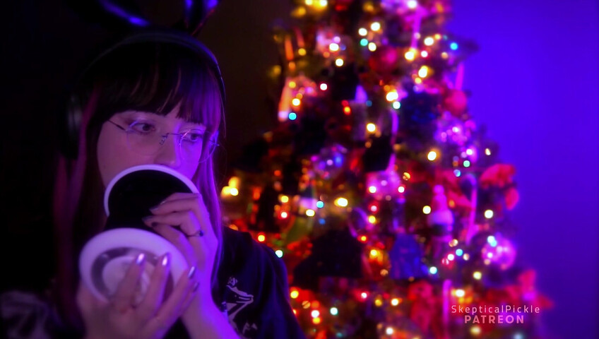 SkepticalPickle ASMR - 23 December 2025 - Soda and Ear Licking (golden tier)