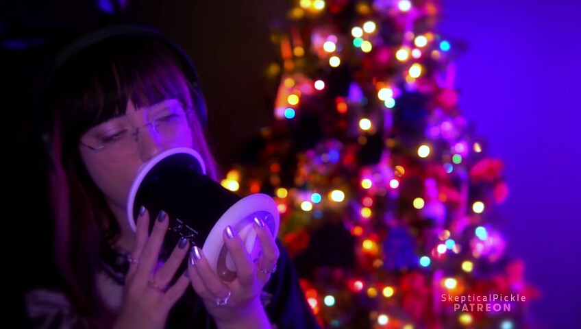 SkepticalPickle ASMR - 23 December 2025 - Soda and Ear Licking (golden tier)