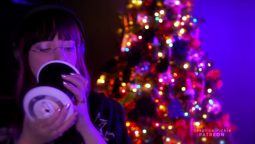 SkepticalPickle ASMR - 23 December 2025 - Soda and Ear Licking (golden tier)