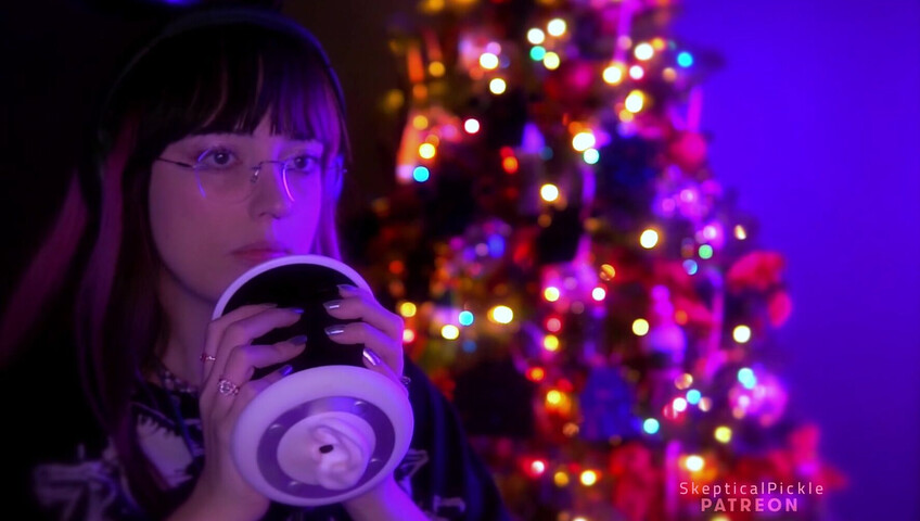 SkepticalPickle ASMR - 23 December 2025 - Soda and Ear Licking (golden tier)