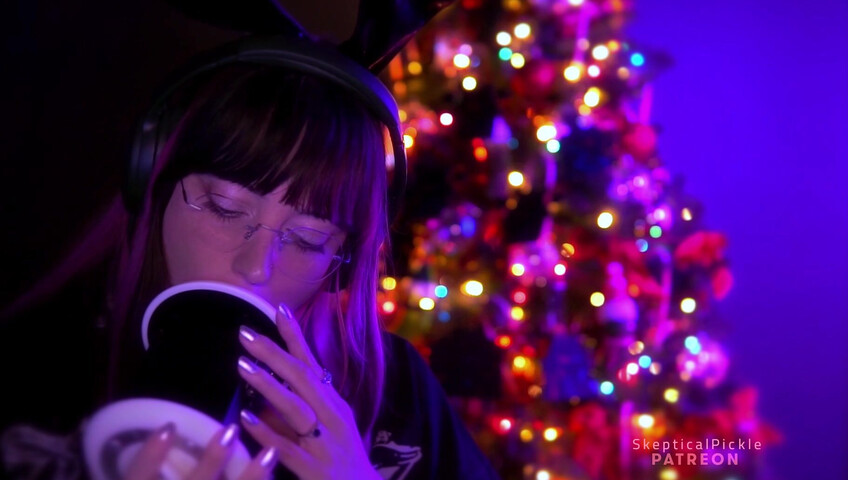 SkepticalPickle ASMR - 23 December 2025 - Soda and Ear Licking (golden tier)