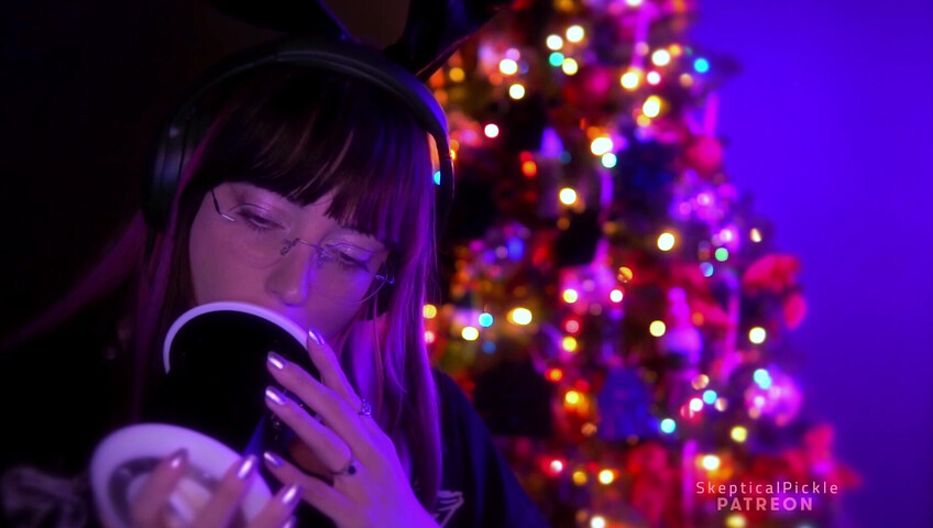 SkepticalPickle ASMR - 23 December 2025 - Soda and Ear Licking (golden tier)