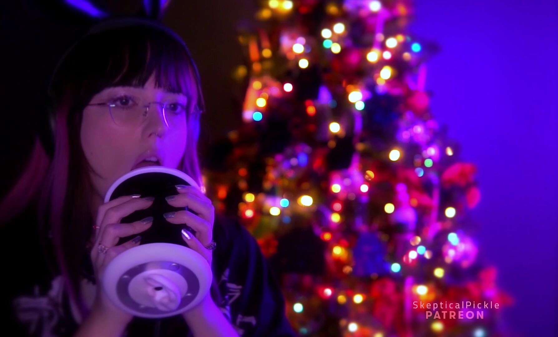 SkepticalPickle ASMR - 23 December 2025 - Soda and Ear Licking (golden tier)