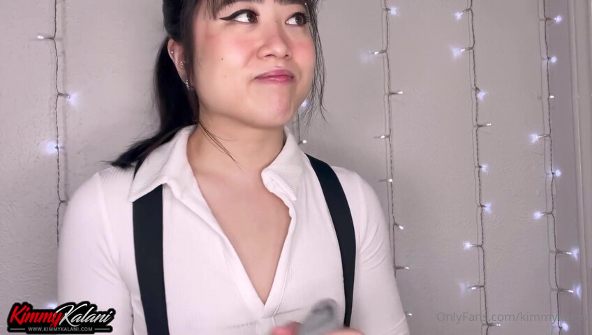 Kimmy Kalani ASMR - Barmen RP | Sloppy Blowjob