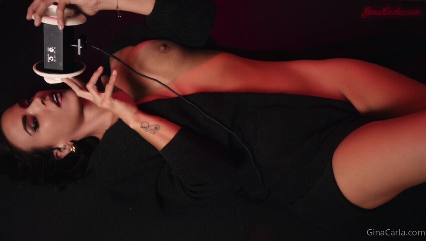 Gina Carla ASMR - Intense Ear Kisses with Moaning's