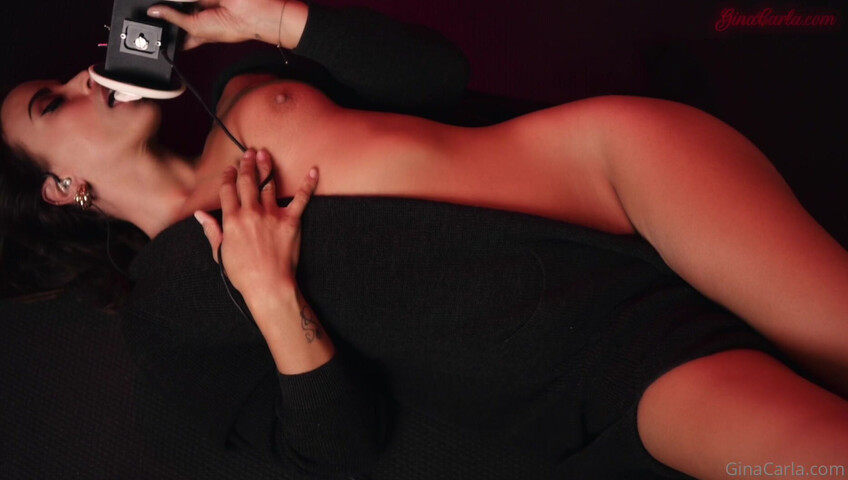 Gina Carla ASMR - Intense Ear Kisses with Moaning's