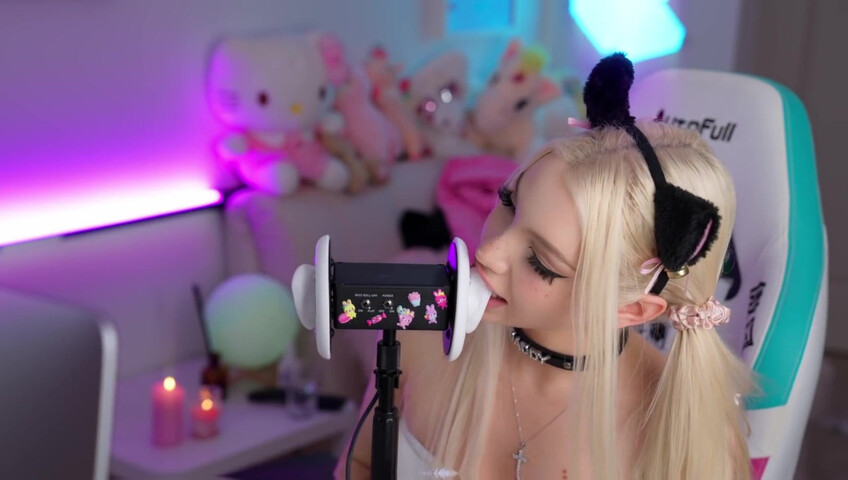 Alice Delish - Cat Girl Ear Licking