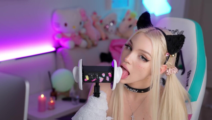 Alice Delish - Cat Girl Ear Licking