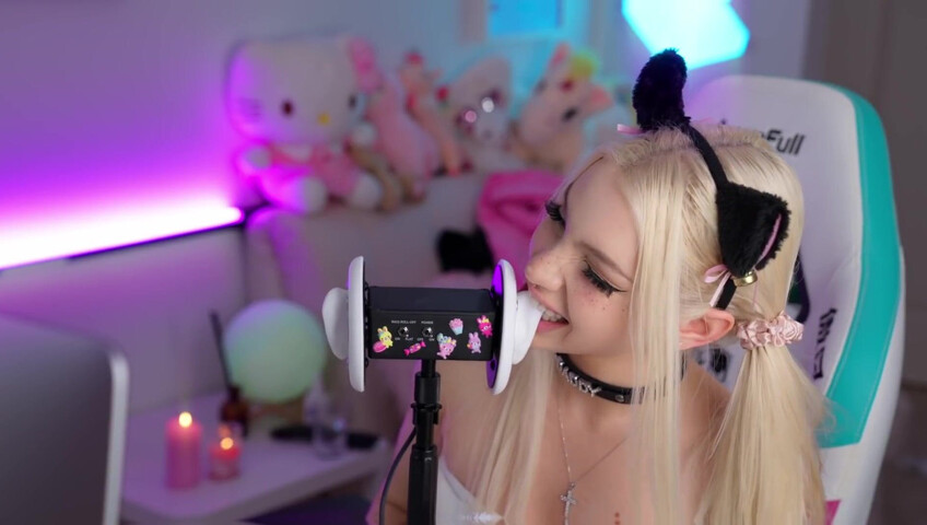 Alice Delish - Cat Girl Ear Licking