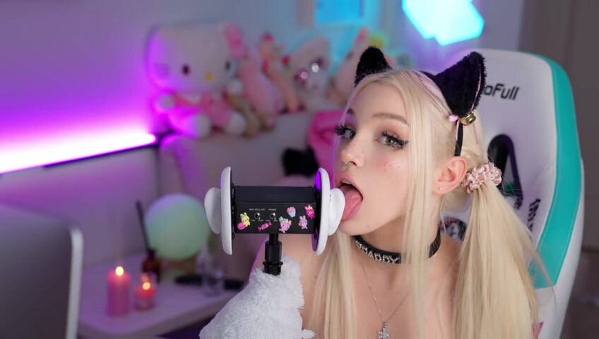 Alice Delish - Cat Girl Ear Licking