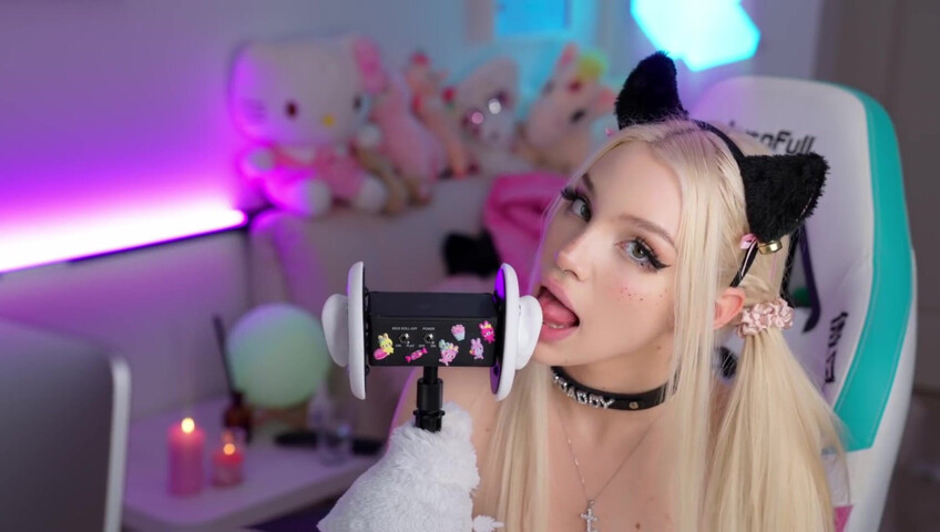 Alice Delish - Cat Girl Ear Licking