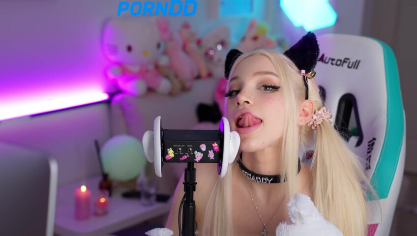 Alice Delish - Cat Girl Ear Licking