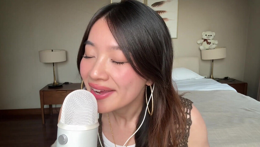 Lin ASMR - Mouth Sounds Directly On The Mic