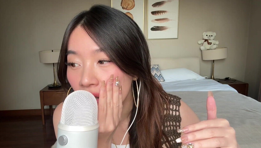 Lin ASMR - Mouth Sounds Directly On The Mic